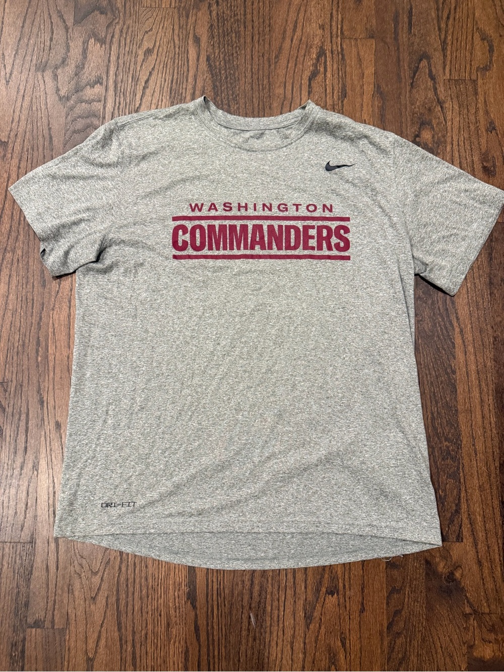 Nike Gray Washington Commanders Short Sleeve Dri-FIT Tee